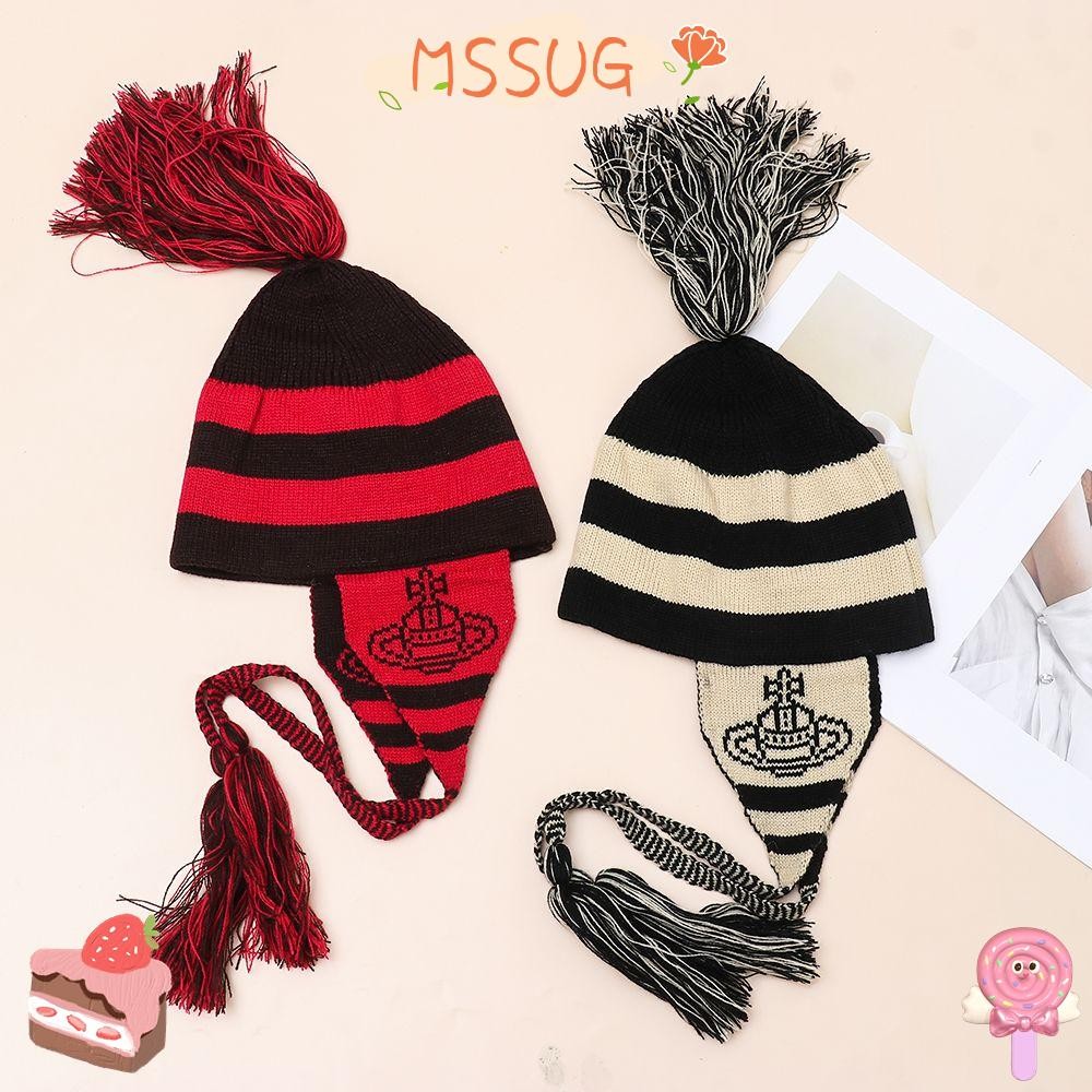 Mssug Okazaki Shinichi NANA หมวกคอสเพลย์ Warm ขนสัตว์หนา Vintage พู่ป้องกันหู