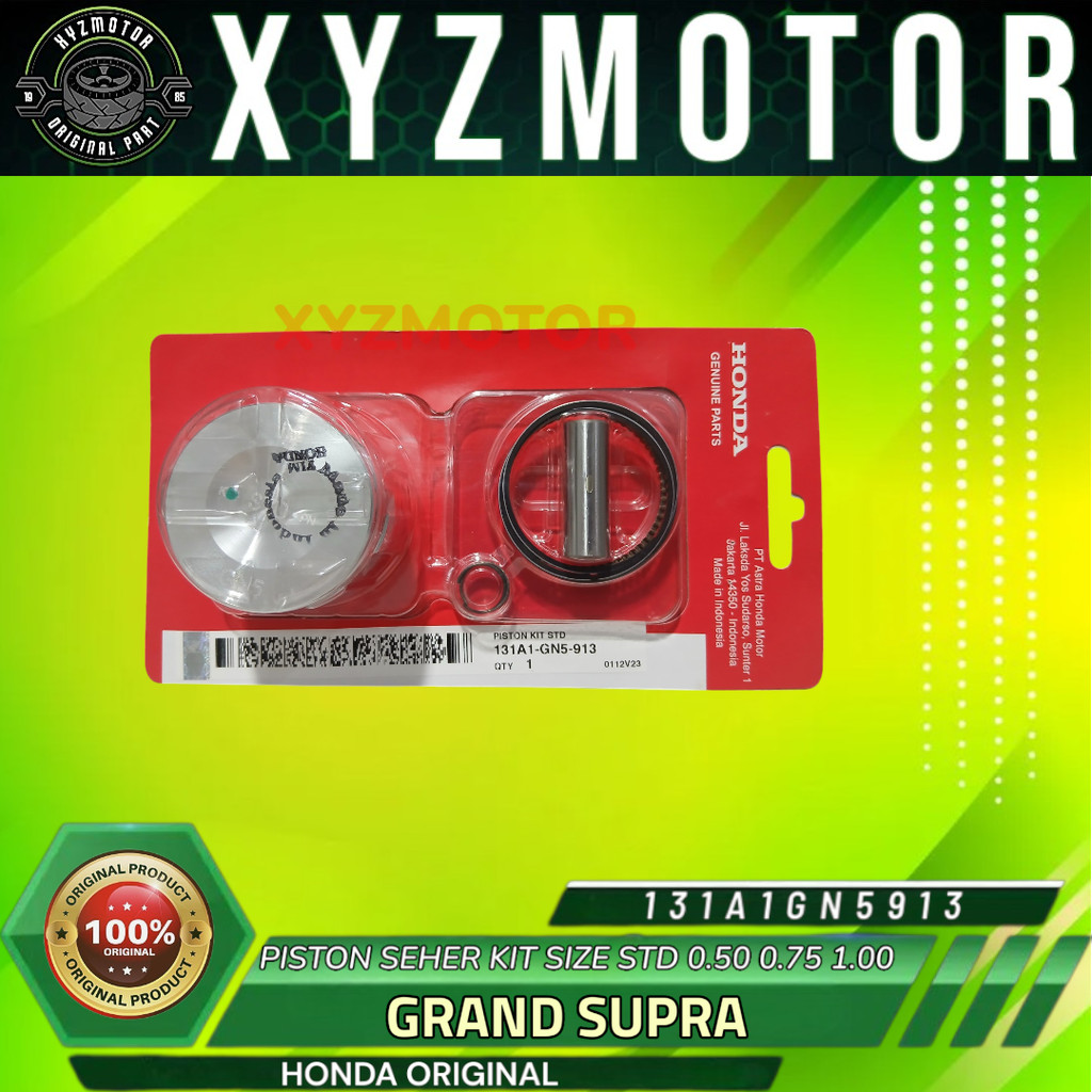 PISTON SEHER KIT SIZE STD GRAND SUPRA HONDA 131A1-GN5-513 ต้นฉบับ