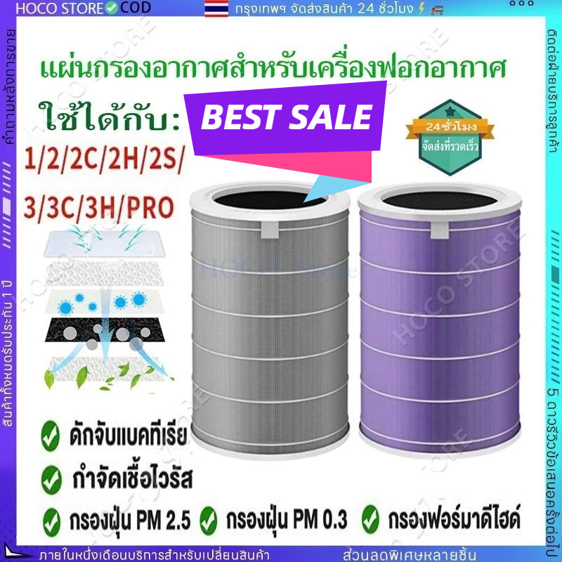ตัวกรองเครื่องฟอกอากาศหน้าจอถ่านกัมมันต์เครื่องฟอกอากาศไส้กรองสําหรับ เสี่ยวหมี่ รุ่น1/2/2C/2H/2S/3/3C/3H/Pro