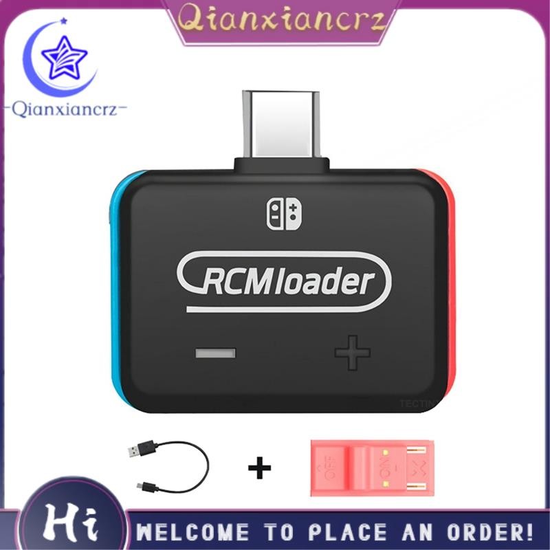 V5 RCM Loader Auto Clip Jig Tool สําหรับคอนโซล Nintendo Switch NS พร้อมสาย USB ในตัวโปรแกรมฉีดพลาสติ