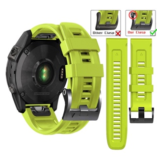 สายนาฬิกาข้อมือซิลิโคน คุณภาพสูง สําหรับ Garmin Marq Gen 2 Quaitx 7 7X 5 3 Strap 26 มม. 22 มม.