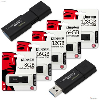 Kingston แฟลชไดรฟ์ 8GB 16GB 32GB Usb 2.0 64GB 128GB