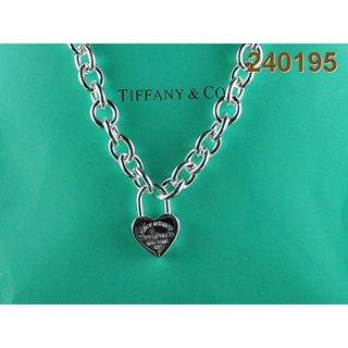 Tiffany&amp;co สร้อยคอเงิน 925 หรูหรา โรแมนติก ของขวัญวันวาเลนไทน์ แฟชั่น สําหรับแฟนสาว