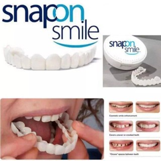 ซื้อ 1 แถม 1 ซื้อหนึ่งและหนึ่ง Snap On Smile Silicone การดูแลฟันปลอมที่สมบูรณ์แบบทันทีและมีรอยยิ้มที่มีเสน่ห์