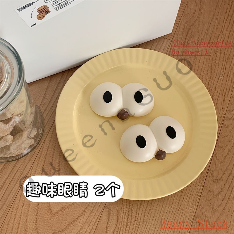 CROCS Jibbitz set（ไม่รวมรองเท้า）Cute funny big eyes อุปกรณ์เสริมหัวเข็มขัด น่ารัก สําหรับตกแต่งรองเท้า DIY