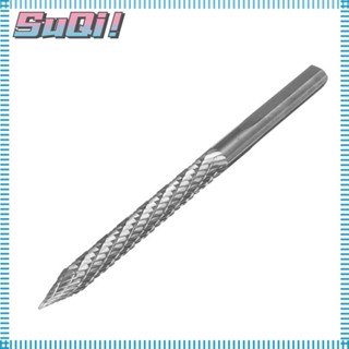 Suqi ดอกสว่านคาร์ไบด์เหล็ก สีเงิน สําหรับซ่อมแซมยางรถยนต์ 1/4 นิ้ว
