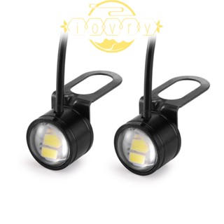 Ivory หลอดไฟตัดหมอก LED DRL 20 มม. 2 ชิ้น สําหรับรถยนต์ รถจักรยานยนต์ 2 ชิ้น