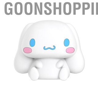 Goonshopping Cinnamoroll Mini Night Light Cute Cartoon Tap Control Eyes Protection Soft Lighting Silicone Nursery Lights