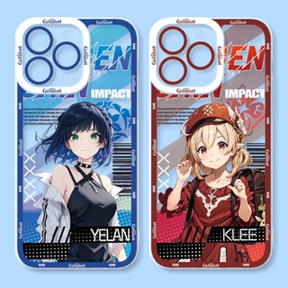 เคสโทรศัพท์ OPPO นิ่ม แบบใส น่ารัก genshin