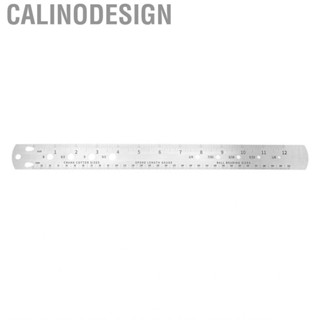 Calinodesign Bicycle Measuring Tool  Sturdy Bike Spoke Ruler Double Sided Printing Stainless Steel for