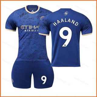 Fb เสื้อยืด ลายทีมฟุตบอล Manchester City Rabbit Limited Haaland Jersey 22-23 2 ชิ้น ต่อชุด