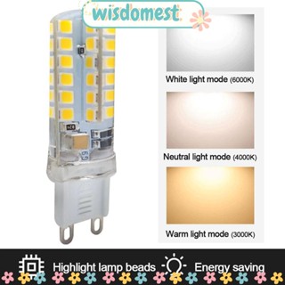 Wisdomest หลอดไฟฮาโลเจน LED 2W 3W 4W 5W 7W 12V 220V สีขาว แบบเปลี่ยน สําหรับตกแต่งบ้าน