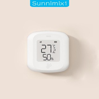 [Sunnimix1] เครื่องวัดอุณหภูมิความชื้น หน้าจอ LCD สําหรับสวน เรือนกระจก