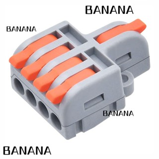Banana1 บล็อกเชื่อมต่อสายไฟ เข้า 1 ออก 4 อเนกประสงค์ 24-12 AWG 10 ชิ้น