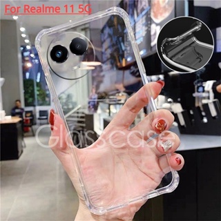 เคสโทรศัพท์มือถือ TPU ใส กันกระแทก สําหรับ Realme 11 5G 11 Pro Plus 11Pro 11Pro+ 11ProPlus Realme11 4G 5G 2023