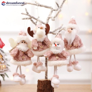 Dreamforest ตุ๊กตานางฟ้า ซานตาคลอส กวาง สโนว์แมน คริสต์มาส L7P4 สําหรับตกแต่งต้นคริสต์มาส