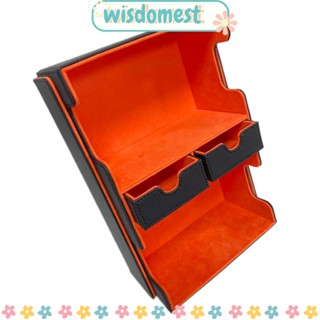 Wisdomest กล่องลิ้นชักเก็บการ์ดเกม ผ้ากํามะหยี่ แบบนิ่ม กันลื่น ขนาดใหญ่ จุของได้เยอะ