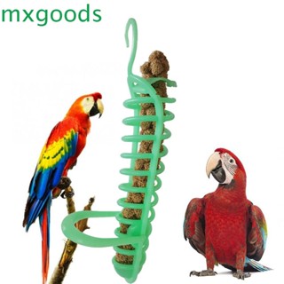 Mxgoods อุปกรณ์ให้อาหาร เข็มพลาสติก สําหรับนกแก้ว Conure|ส้อมจิ้มผลไม้ เครื่องมือให้อาหาร