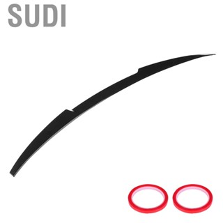 Sudi Car Rear Spoiler Wing High Kick Truck Lip Glossy Black for V Type Fit Audi A3 S3 8V Sedan auto accessories