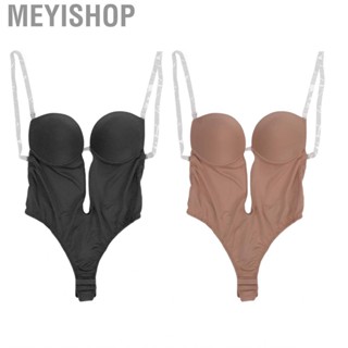 Meyishop Women One Piece Underwear Firm Control  Push Up Stretchy Breathable Body Sh