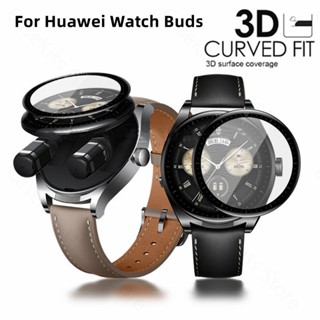 ฟิล์มโค้ง 3D สําหรับ Huawei Watch Buds ป้องกันหน้าจอ นิ่ม กระจกป้องกัน บน Huawei Smart Watch Buds อุปกรณ์เสริม