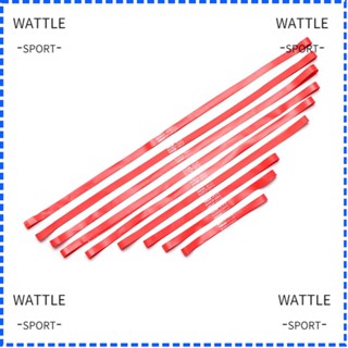 Wattle เทปซับยางล้อรถจักรยาน สีแดง ป้องกันการเจาะ 2 ชิ้น