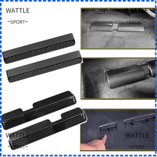 Wattle ฝาครอบช่องแอร์รถยนต์ กันฝุ่น 10 นิ้ว สีดํา สําหรับ Audi A4L Q5L Q3 A3 A6L A5 Q2LQ7 2 ชิ้น