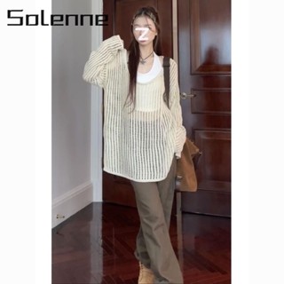 Solenne  เสื้อครอป เสื้อแฟชั่นผู้หญิง สีพื้น สําหรับผู้หญิง ใส่ไปคลับ ปาร์ตี้ 2023 NEW สวย Stylish คุณภาพสูง สไตล์เกาหลี A29J2FX 36Z230909