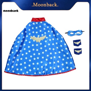 &lt;moonback&gt; เสื้อคลุมคอสเพลย์ มีฮู้ด ลายแมงมุม ค้างคาว หลากสี สําหรับปาร์ตี้ฮาโลวีน