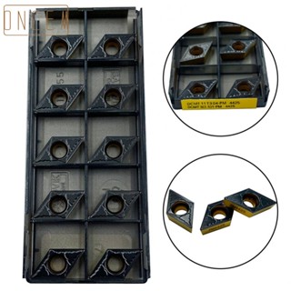 【ONCEMOREAGAIN】Insert 10pcs CNC Turning Insert Carbide Insert DCMT11T304-PM 4225 Insert