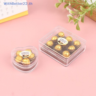 Withbetter โมเดลอาหารช็อคโกแลต ขนาดมินิ 1:12 สําหรับตกแต่งบ้านตุ๊กตา