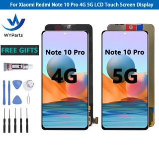 แผงหน้าจอสัมผัสดิจิทัล LCD สําหรับ Redmi Note 10 Pro 4G 5G M2101K6G M2101K6P