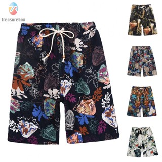 【TRSBX】Big and Tall Mens Swim Trunks Beachwear Shorts Surfing Shorts Quick Dry