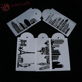 Harriett แม่แบบพลาสติก ลายฉลุ สําหรับตกแต่งเค้ก DIY