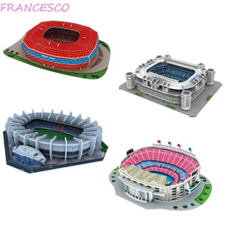 Francesco โมเดลสนามฟุตบอล Manchester Stadium Prince Park 3D ขนาดเล็ก ขนาดใหญ่ สําหรับของขวัญวันเกิด