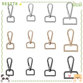 Nextth พวงกุญแจคาราบิเนอร์ หัวเข็มขัดโลหะ อุปกรณ์เสริม สําหรับกระเป๋า DIY 1 ชิ้น