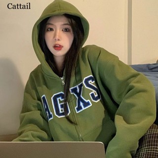 Cattail เสื้อกันหนาว เสื้อฮู้ด คุณภาพสูง comfortable ตัวเหมือนคนชั้นสูง cozy WWY23903IG37Z230911