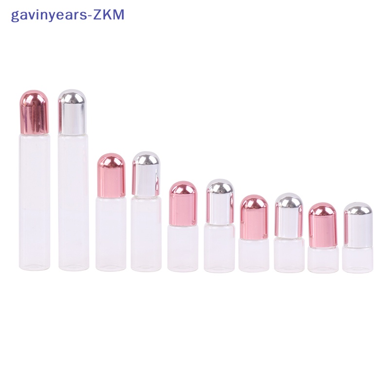 [gavinyears] ขวดแก้วเปล่า แบบลูกกลิ้ง ขนาด 1 2 3 5 10 มล. เหมาะกับการเดินทาง