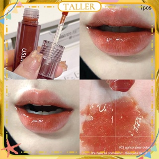 ✧Ready Stcok Uslike Water GLOSS Mirror Lip Glaze Moisturizing Smooth ปรับปรุงผิวลิปสติกง่ายต่อการสีกันน้ำ Long Lasting Lip แต่งหน้า TALLER