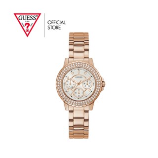 GUESS นาฬิกาข้อมือผู้ชาย รุ่น CROWN JEWEL GW0410L3 โรสโกลด์