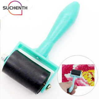 Suchenth ลูกกลิ้งปักครอสติชคริสตัล รูปหมึก 5D สุ่มสี อุปกรณ์เสริม สําหรับเด็ก