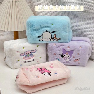 ✿ กล่องดินสอตุ๊กตา Sanrio น่ารัก Kuromi Cinnamoroll My Melody กระเป๋าดินสอตุ๊กตาความจุขนาดใหญ่กระเป๋าใส่ปากกาเด็กผู้หญิงเครื่องเขียนโรงเรียน