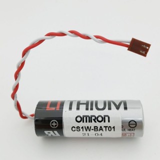 งานแท้ แบตเตอรี่ TOSHIBA ER17500V  CS1W-BAT01 OMRON ขั้วสีน้ำตาลเล็ก3.6V 2600mAh Lithium PLC Battery ของใหม่ ในไทย