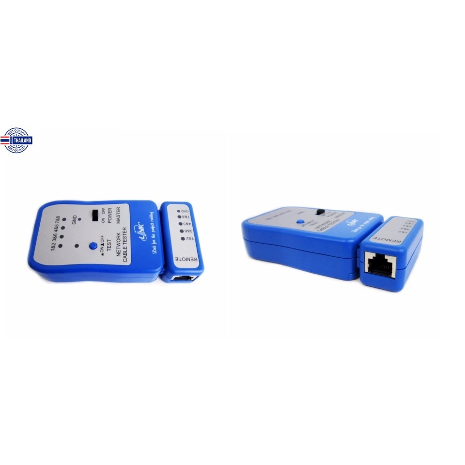 อุปกรณ์ทดสอสัญญาณสาย Lan/สายศัพท์ Cable Tester LINK TX-1302