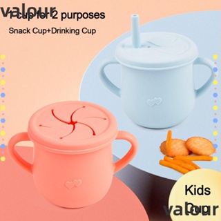 Valour กล่องเก็บอาหารเด็ก ซิลิโคน 7 สี แบบพกพา ปลอด BPA