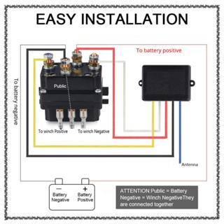 [MCA] รีโมตคอนโทรลไร้สาย 12V 24V ติดตั้งง่าย ทนทาน