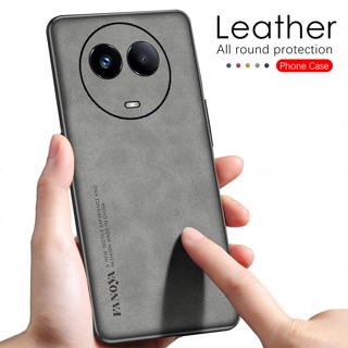 เคสโทรศัพท์มือถือหนังแกะ TPU แบบนิ่ม ป้องกันกล้อง สําหรับ Realme 11 Realme11 Realme 11 5G