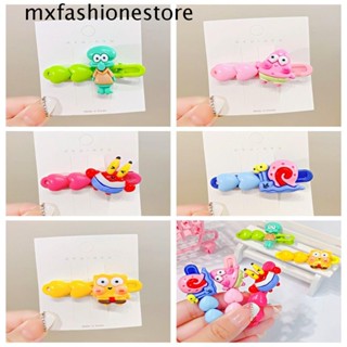 Mxfashione กิ๊บติดผม ลายการ์ตูน SpongeBob ปู เป็ดน่ารัก สร้างสรรค์ สําหรับเด็ก