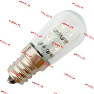 Umisty หลอดไฟคริสตัล LED 4 ดวง 0.5W E12 E14 ขนาดเล็ก สีขาวอบอุ่น สําหรับตกแต่งบ้าน