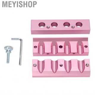 Meyishop Lipstick Mold Aluminum 4 Hole Dual Uses Safe Girls Gift DIY Tool Salon